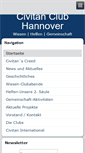Mobile Screenshot of civitan-hannover.de